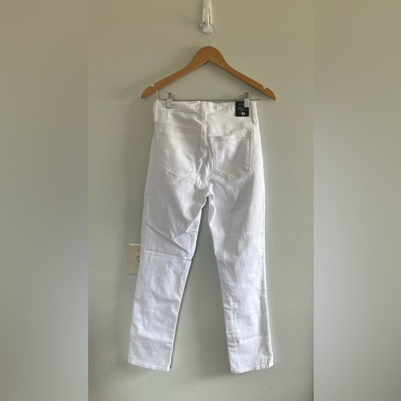 J. Crew Factory Essential Straight White Jean In All-Day Stretch - Picture 10 of 10